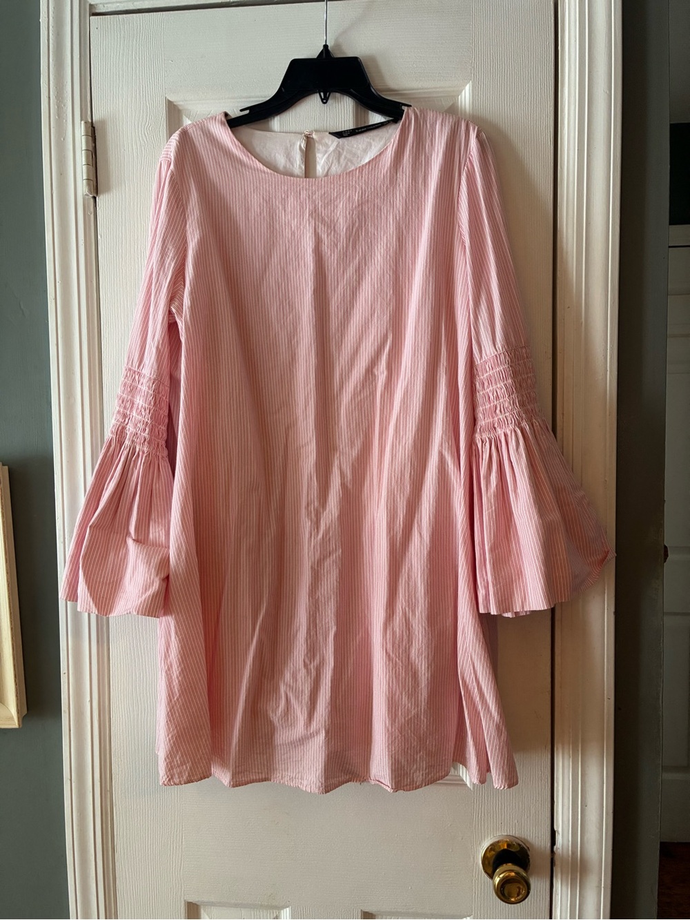 Zara Trafaluc Soft Light Pink Romper